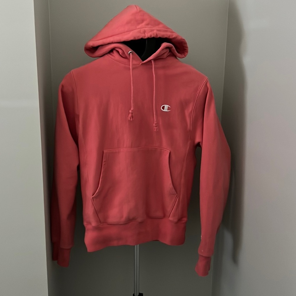 XS pink champion hoodie